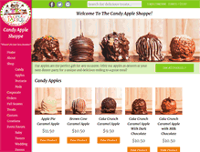Tablet Screenshot of candy-apple-shoppe.com